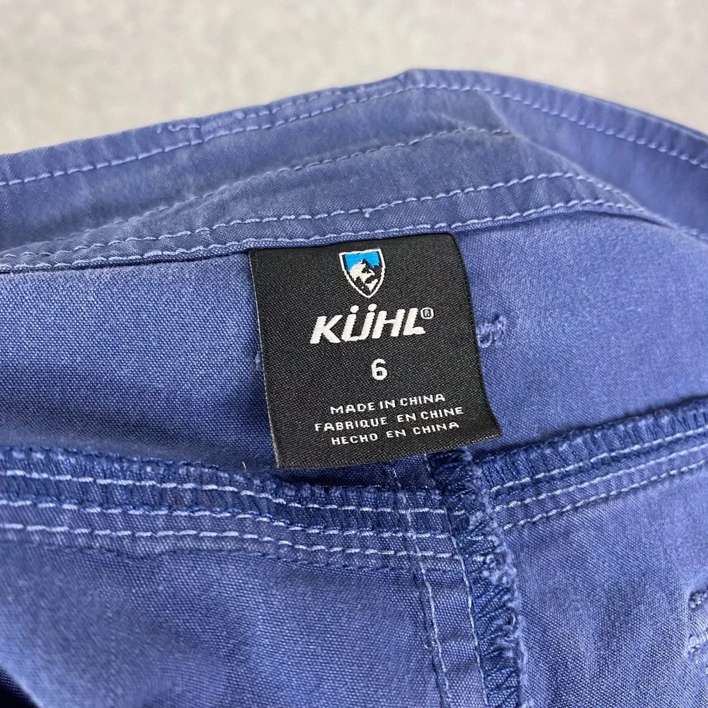 KUHL Shorts Womens 6 Blue Cargo - Picture 5 of 10